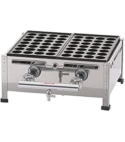 Amazon | IKK たこ焼 18穴×3連 鉄鋳物 183SH LPガス | IKK伊東金属