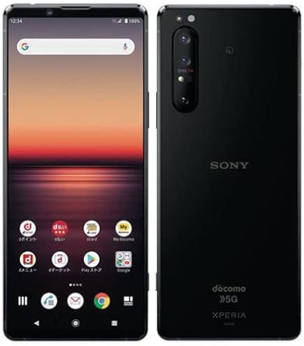Amazon | au SOV40 XPERIA 1 ブラック Black SONY | Xperia