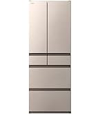 Amazon | 日立 冷蔵庫 617L R-HW62V N ライトゴールド フレンチドア 幅