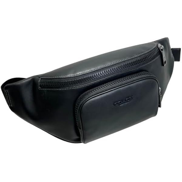 Amazon | COACH Leagueベルトバッグ シグネチャージャガードチャコール