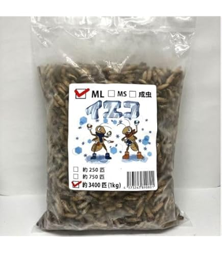 Amazon | 【邑楽ファーム】【クール便発送】冷凍クロコオロギ メガL