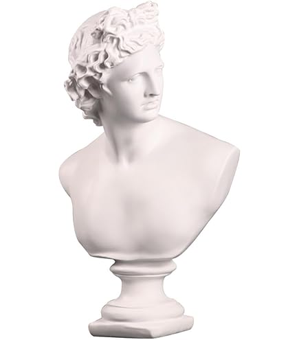 Amazon.co.jp: 石膏像 M－464 ゲーテ・デスマスク H．26cm