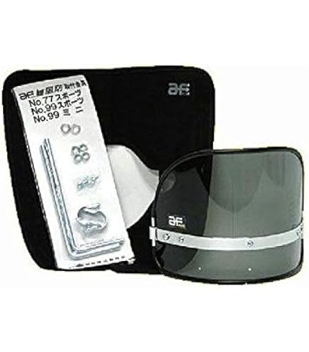 Amazon | Z-FATHER 旭風防 モンゴリヤン風防 スモーク(黒布タレ