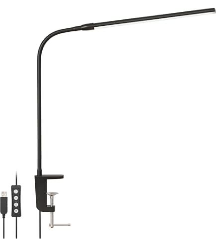 Amazon.co.jp: デスクライト LED クランプ式 、ハーフムーン ライト360