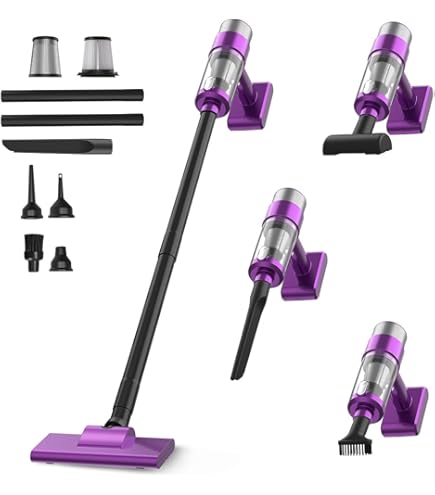 Amazon | 掃除機 コードレス 【2024進級版&45000pa強力吸引&LCD液晶