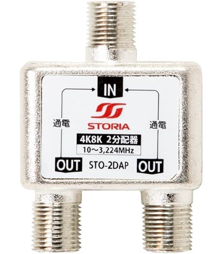 Amazon.co.jp: Panasonic 8分配器(全端子電流通過形) WCS5398: 家電