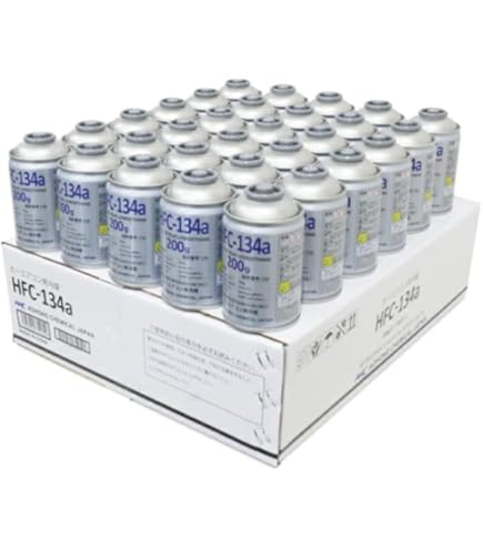 Amazon | HFC-134a 30本 1ケース HFC134a 30缶 1箱 エアコンガス