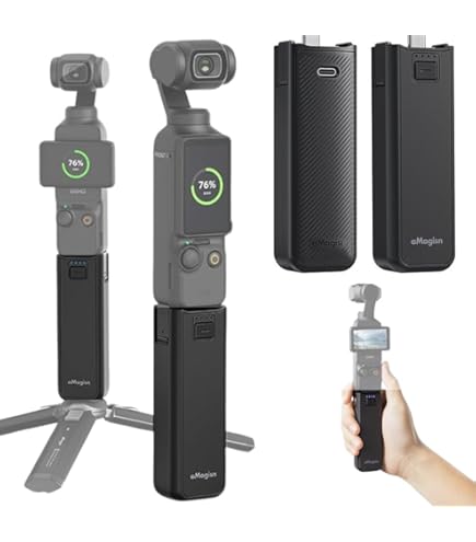 Amazon.co.jp: DJI Osmo pocket 3 用 充電ベース バッテリーハンドル