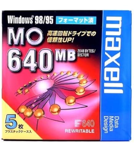 Amazon.co.jp: SONY 3.5型MOディスク 5枚 640MB Windowsフォーマット