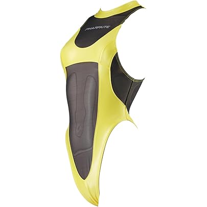 Amazon | [PHARFAITE] オーロラエナメルオープンバストスイムウェア