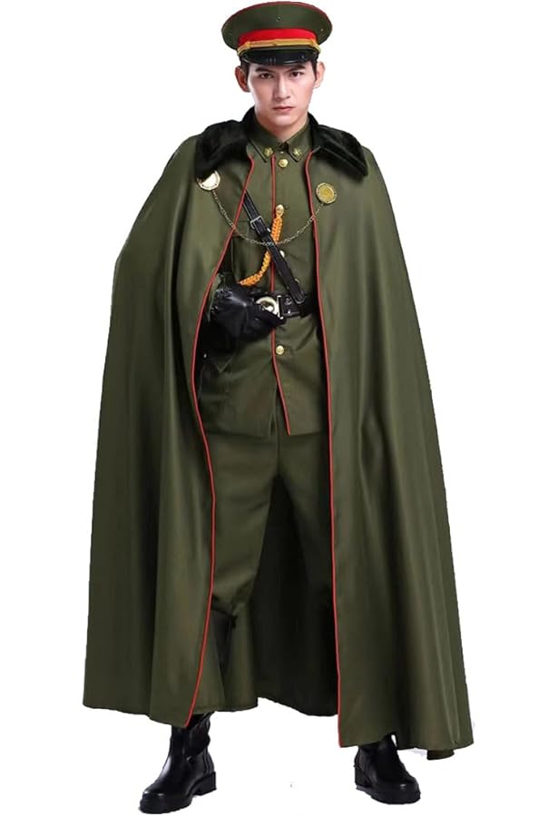 Amazon.co.jp: [Picksoco] 軍服 軍官 コスプレ衣装 メンズ ミリタリー