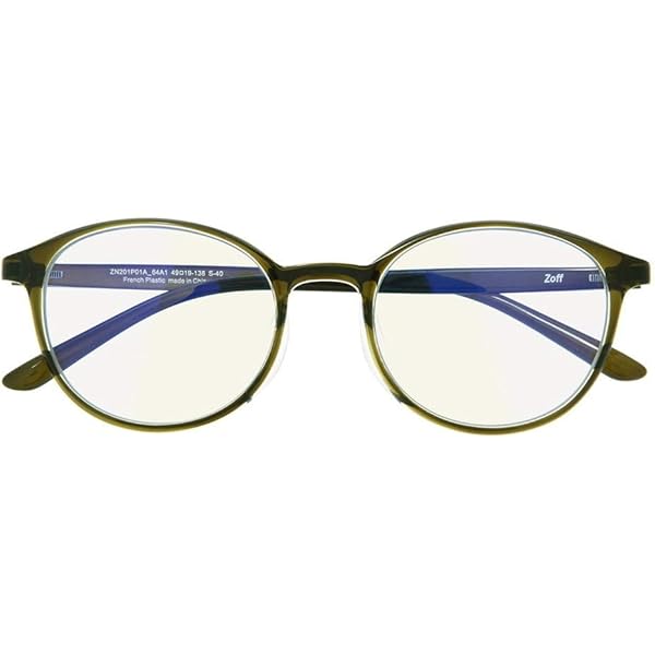 Amazon.co.jp: [ゾフ] ウェリントン型 PCメガネ（度なし） PC ULTRA