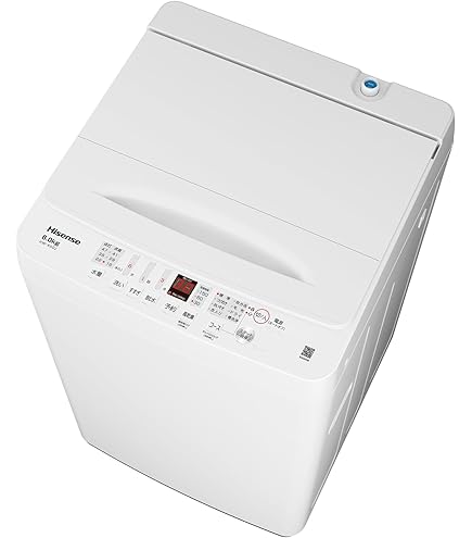 Amazon.co.jp: ハイセンス 全自動 洗濯機 6kg ホワイト HW-G60A 最短10