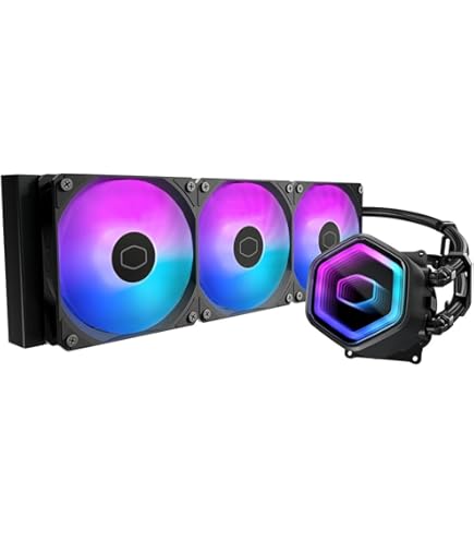 Amazon.co.jp: Cooler Master ML 360 Atmos II VRM Fan ARGB 簡易水冷