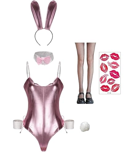 Amazon.co.jp | バニーガール きらきら ピンク レディース