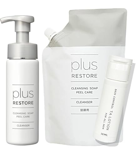 プラスリストア クレンジングソープ泡ホームケア 詰替用 500mL 2袋