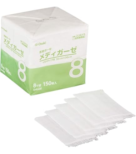 Amazon | オオサキメディカル メディガーゼ 平 (30cm×30cm) 150枚入