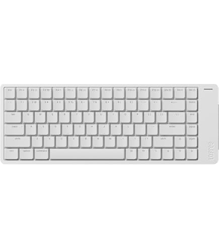 Amazon.co.jp: Lofree Flow84メカニカルキーボード、レトロホワイト84