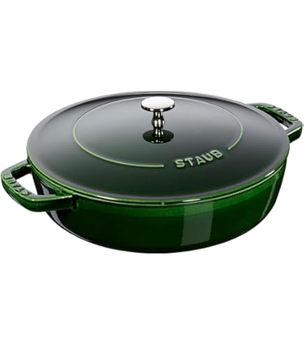 Amazon.co.jp: staub ニダベイユ ソテーパン(蓋つき) 24cm チェリー