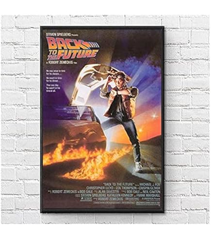 Amazon.co.jp: 映画ポスター バックトゥザフューチャー Back to the