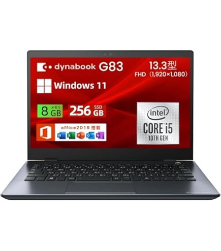 Amazon.co.jp: 【整備済み品】ノートパソコン 東芝 G83 13.3型 FHD