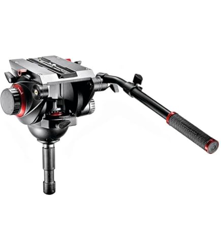 Amazon | Manfrotto 2WAY雲台 プロフルードミニ雲台 アルミニウム製