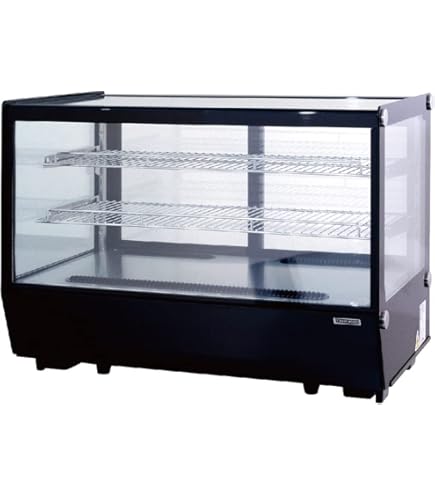 Amazon | Hijiru 卓上冷蔵ショーケース100L/ホワイト【HJR-UTK100WT