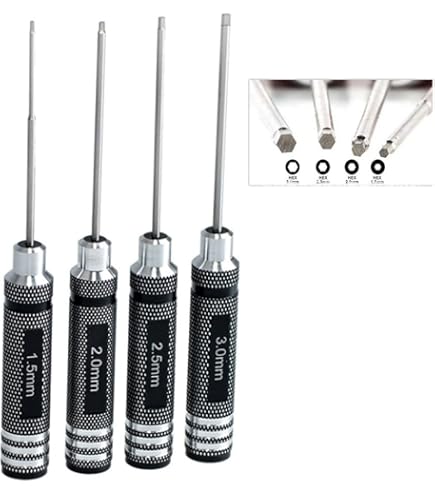 Amazon | DY190130 - BALL DRIVER SET - 4 PCS. HUDY RC Car