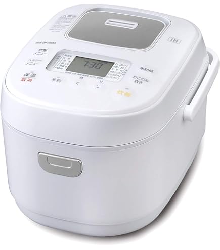 Amazon | アイリスオーヤマ IH炊飯器 3合 IH式 40銘柄炊き分け機能 極