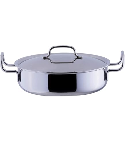 Amazon | ヨシノクラフト IH対応 両手鍋 22cm 本体10年保証