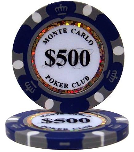 Amazon | 【ノーブランド品】モンテカルロ 13.5g ポーカーチップ 25枚