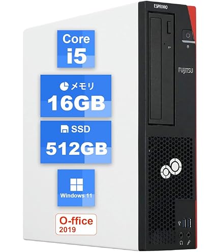 Amazon.co.jp: 【整備済み品】富士通デスクトップESPRIMO D588 第8世代