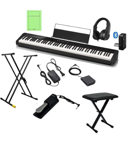 Amazon | CASIO CDP-S300 電子ピアノ 88鍵盤 ヘッドホン・Xスタンド