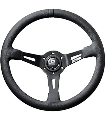 Amazon | MOMO DRIFTING 330D 85mm ディープコーン ブラックスポーク