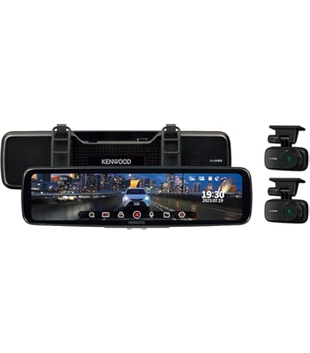 Amazon | ケンウッド ドライブレコーダー DRV-EM3700 ミラー型 大画面