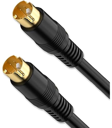 Amazon | フジパーツ S端子ケーブル 1m S端子AVケーブル 1m 高純度