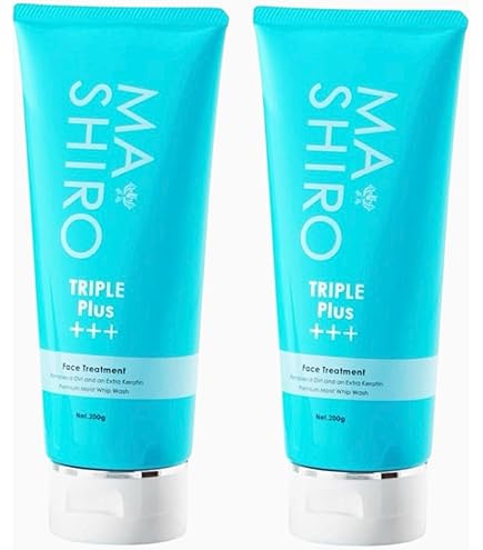 Amazon | マシロ トリプルプラス フェイストリートメント 200g 2本
