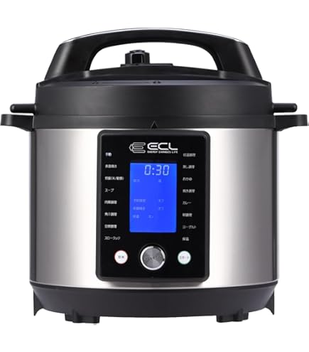 Amazon.co.jp: ショップジャパン クッキングプロ V2 3.2L レッド 電気