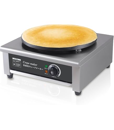Amazon | FOVNY 業務用クレープメーカー 温度調節可能 50-300