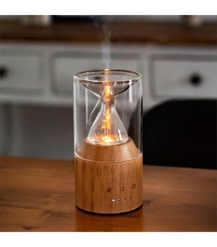 Amazon | ネブライザー式アロマディフューザー 3個専用精油瓶付き