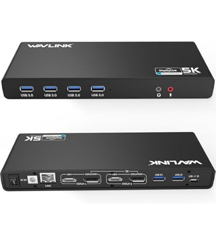Amazon | WAVLINK USB-C Ultra 5Kユニバーサルドッキングステーション