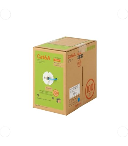 Amazon.co.jp: 日本製線 Cat5e LANケーブル（300m巻き） NSEDT 0.5mm