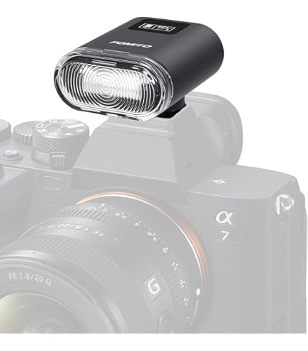 Amazon | FOMITOカメラフラッシュMiniフラッシュスピードライト GN12