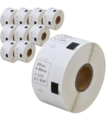 Amazon | DK-4205 互換ラベル 再剥離(弱粘着タイプ) ブラザー