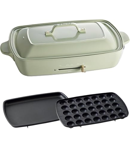 Amazon | BRUNO ブルーノ コンパクトホットプレート 本体 プレート2種