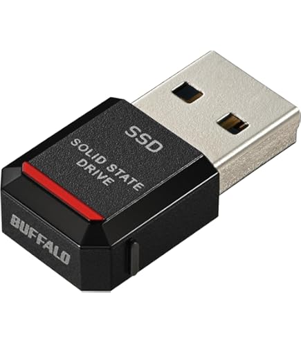 Amazon.co.jp: Buffalo SSD-PST1.0U3BA External SSD 1TB Ultra Small
