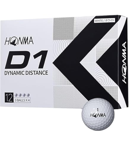 Amazon.co.jp: 本間ゴルフ HONMA D1 ボール 2024年モデル BT2401
