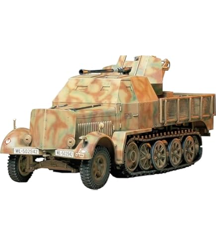 Amazon | タミヤ イタレリ 6395 1/35 Sd.Kfz.10/4 2cm対空機関砲搭載
