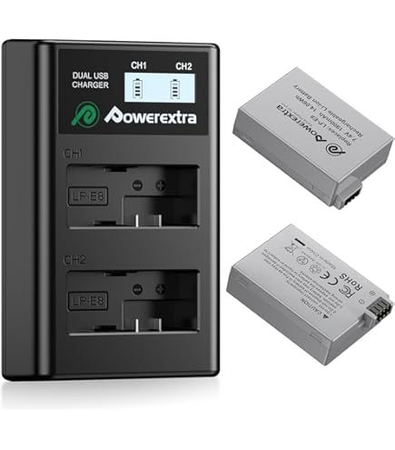 Amazon | NinoLite LP-E8 互換 バッテリー EOS Kiss X4 X5 X6i X7i