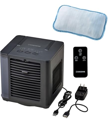 Amazon.co.jp : [Shop Japan] ここひえ R6 CCH-R6WSB 黒 ブラック 冷